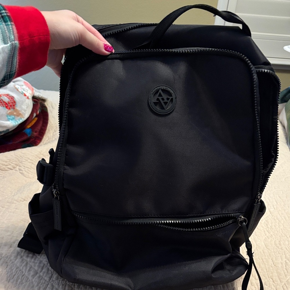 Adrienne Vittadini Classic Black Backpack